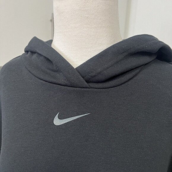 Nike Sportswear Icon Clash Cropped Hoodie Size S Small Black - Picture 6 of 8